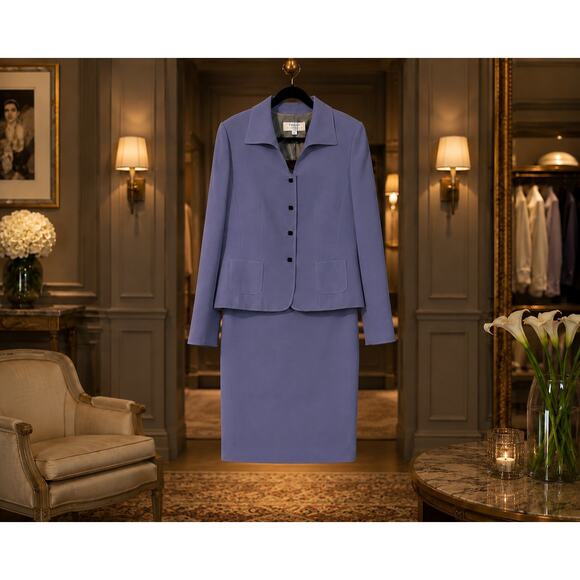 Tahari Jackets & Blazers - Tahari ASL Iris Skirt Suit Set 16 NWT Purple Blazer Pencil Skirt Career Business